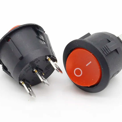 Buton intrerupator ON-OFF rosu 220v