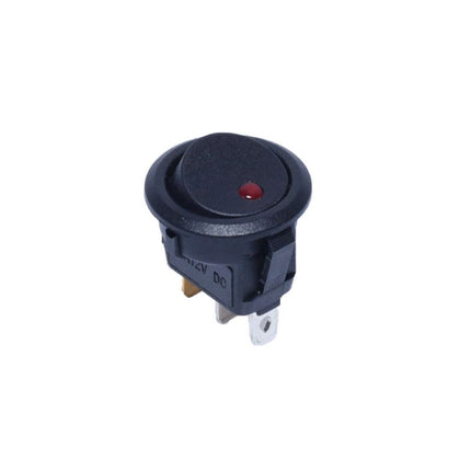 Buton intrerupator ON-OFF negru led rosu 220V