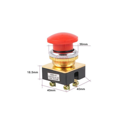 Buton motor push fara retinere verde