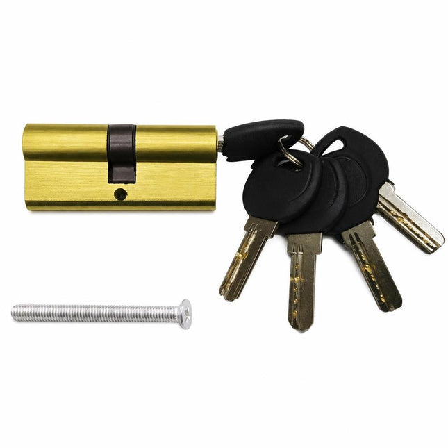 Butuc galben din bronz cu amprenta 80MM cu 5chei