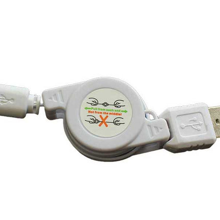 Cablu microusb cu fir retractabil