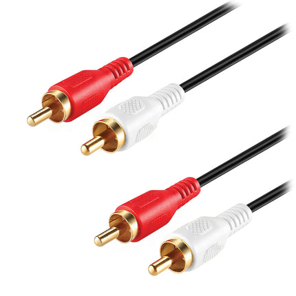 Cablu 2 RCA tata x 2 RCA tata 1,5 ml. TED