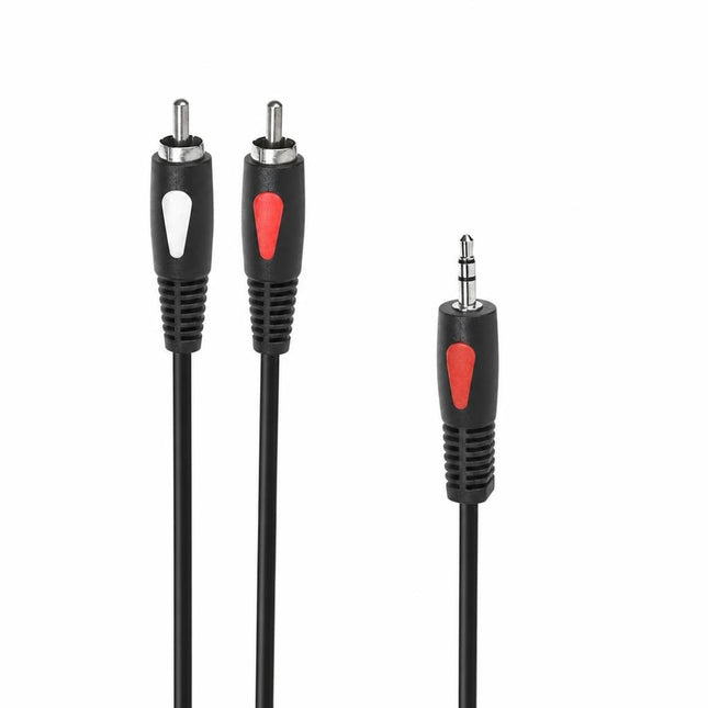 Cablu 2 RCA tata x jack 3,5 stereo tata 3 ml. TED284765 - PM1