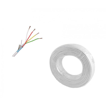 Cablu alarma 4 x 0.22  fir masa CCA, TED