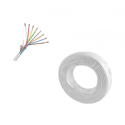Cablu alarma 8 x 0.22  fir masa CU, TED