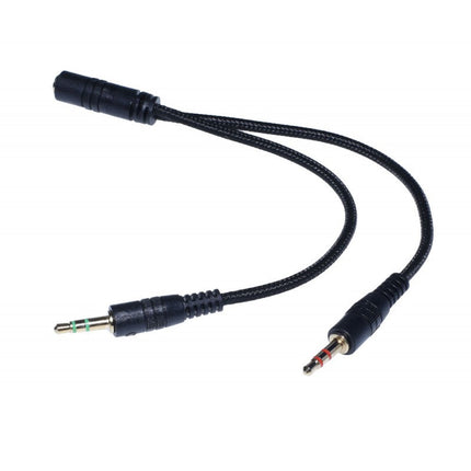 Cablu audio jack 3.5mm 2 5mm 20cm