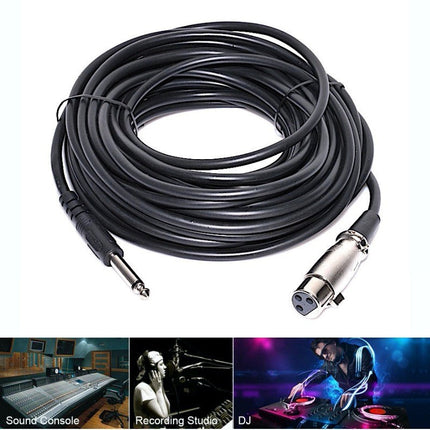 Cablu audio tata XLR mama 10m 3mm