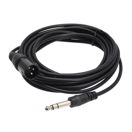 Cablu audio jack 6.3mm tata XLR 3mm 5m