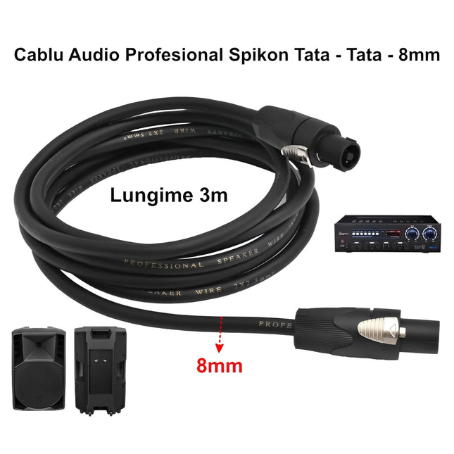 Cablu audio profesional speak on 4c 3m