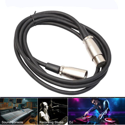 Cablu audio XLR tata mama 3pini 10m