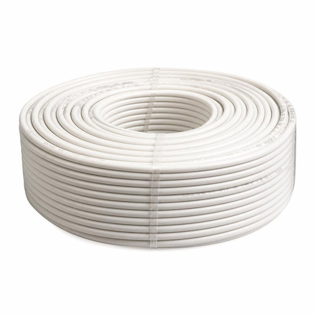 Cablu coaxial RG6 alb 32x0.12mm 1mm CCA 100m