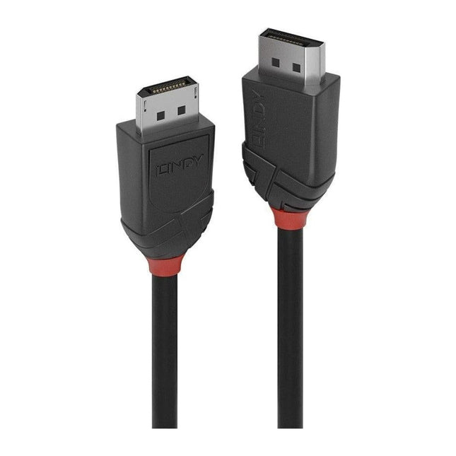 Cablu DisplayPort 1.2 Lindy Black Line, 1.5 m, 4K 60 Hz, 21.6 Gbps, negru