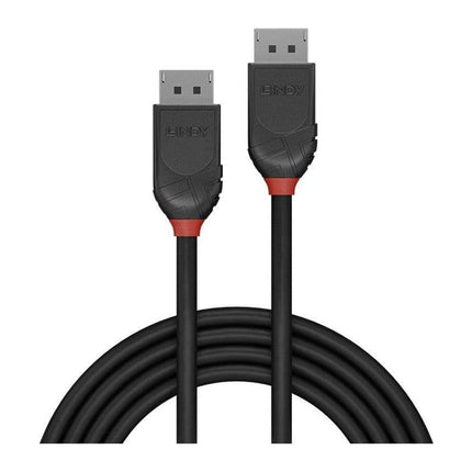 Cablu DisplayPort 1.2 Lindy Black Line, 1.5 m, 4K 60 Hz, 21.6 Gbps, negru - imagine 3