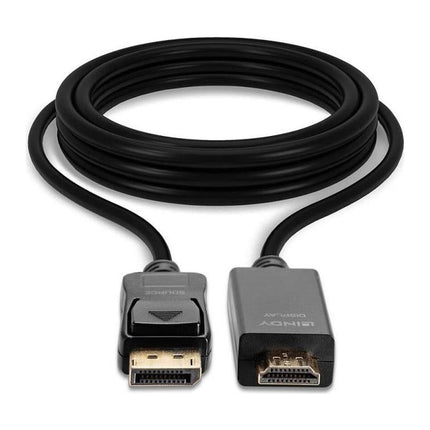 Cablu DisplayPort la HDMI Lindy, 5 m, 4K 30 Hz, 10.2 Gbps, negru - imagine 8