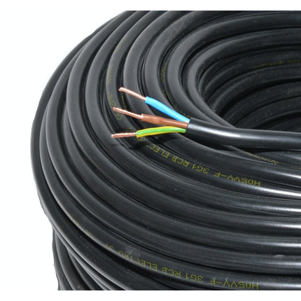 Cablu litat electric MYYM negru 5mm