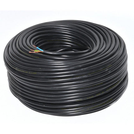 Cablu litat electric 3x1mm MYYM negru