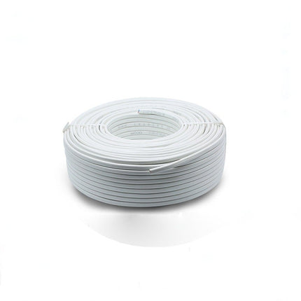 Cablu plat alb electric 0,50mm MYYUP 50mm 100M
