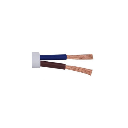 Cablu plat alb electric 0,75mm MYYUP 75mm 100M