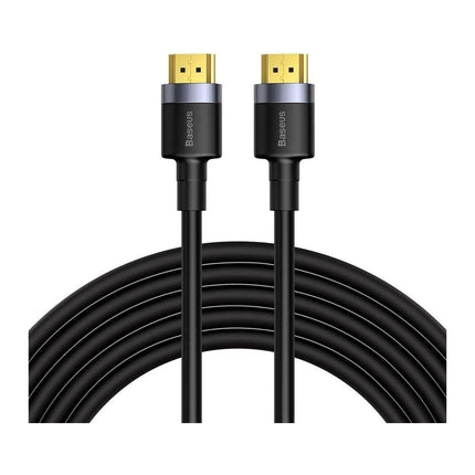 Cablu HDMI Baseus Cafule, 5 m, 4K 60 Hz, conectori auriti, impletit, negru