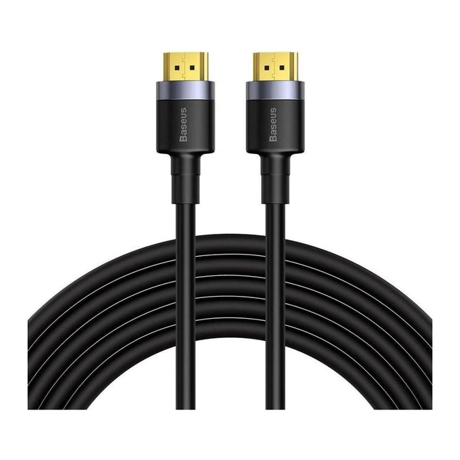 Cablu HDMI Baseus Cafule, 5 m, 4K 60 Hz, conectori auriti, impletit, negru