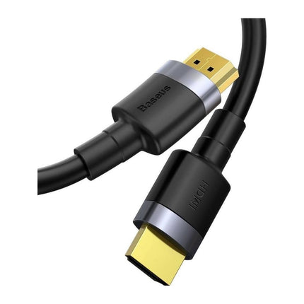 Cablu HDMI Baseus Cafule, 5 m, 4K 60 Hz, conectori auriti, impletit, negru - imagine 2