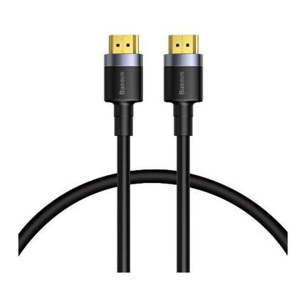 Cablu HDMI Baseus Cafule, 5 m, 4K 60 Hz, conectori auriti, impletit, negru - imagine 3