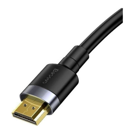 Cablu HDMI Baseus Cafule, 5 m, 4K 60 Hz, conectori auriti, impletit, negru - imagine 6