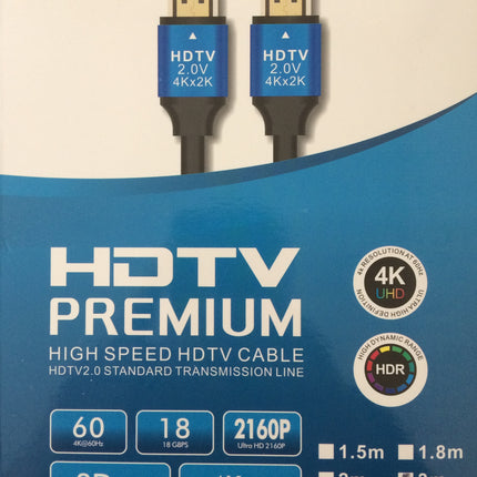 Cablu HDMI digital la HDMI digital mufe aurite 4K 3 ml. New TED600281