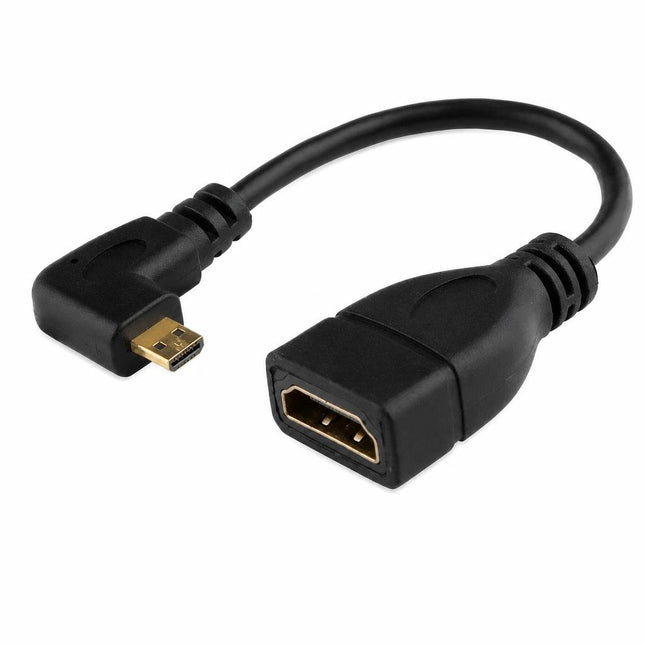 Cablu HDMI digital la HDMI mufa la 90 grade 5cm TED283645 - oferta