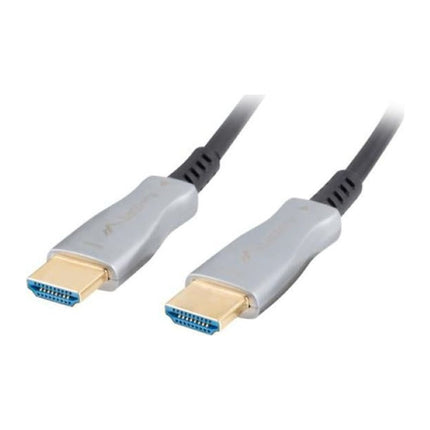 Cablu HDMI optic activ (AOC) Lanberg, 10 m, HDMI 2.0 4K 60 Hz, 18 Gbps, HDR, ARC - imagine 2