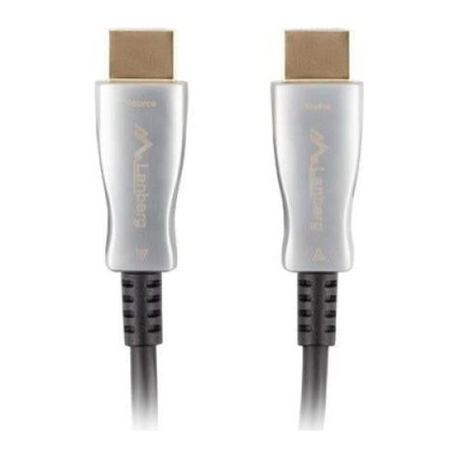Cablu HDMI optic activ (AOC) Lanberg, 20 m, HDMI 2.0 4K 60 Hz, 18 Gbps, 3D
