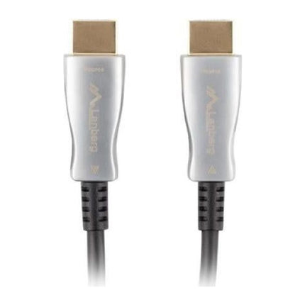 Cablu HDMI optic activ (AOC) Lanberg, 20 m, HDMI 2.0 4K 60 Hz, 18 Gbps, 3D - imagine 2