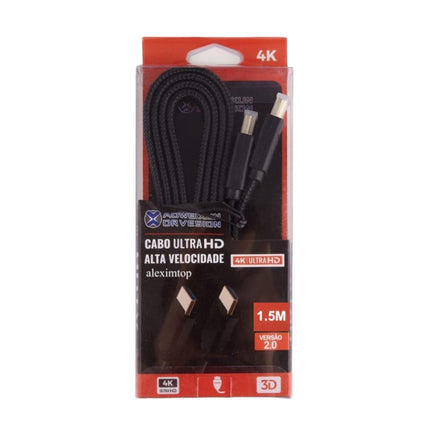 Cablu hdmi plat UltraHD 4K 1.5m