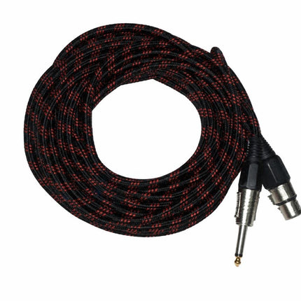 Cablu microfon jack6.3mm - Canon mama 5m panzat