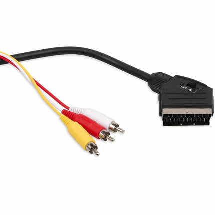 Cablu scart la 3RCA cu intr 1,5m