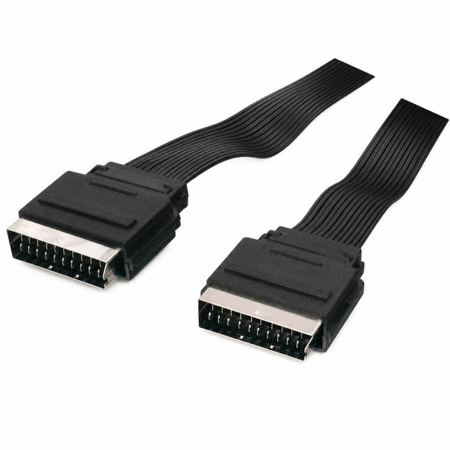 Cablu scart la scart 1,5m plat