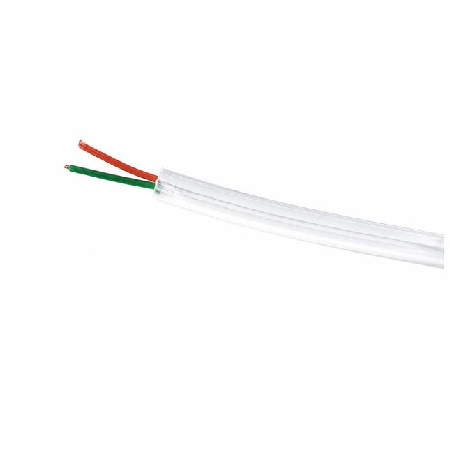 Cablu telefon 2 fire alb 100m