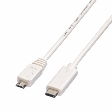 Cablu USB la micro USB alb TED500932- 2