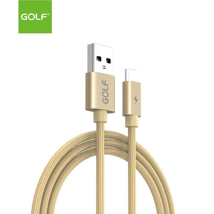 Cablu Incarcare microUSB Data Sync Quick, Culoare Auriu, Incarca cu 5A, Golf 76M
