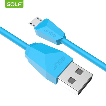 Cablu Incarcare microUSB Diamond Sync, Culoare Albastru, Incarca cu 2A, Golf 27M