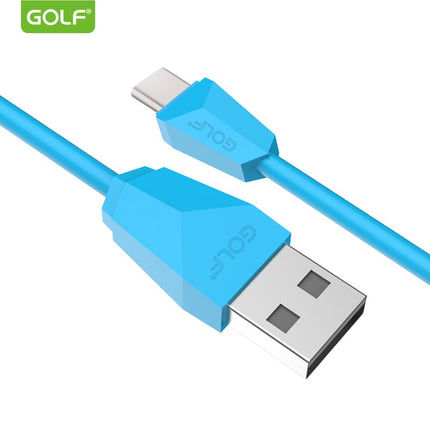 Cablu incarcare micro USB 2A ALBASTRU, 27t GOLF