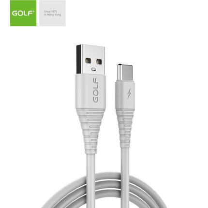 Cablu Incarcare USB TIP-C Flying Fish Fast, Culoare Alb, Incarca cu 3A, Golf 64T