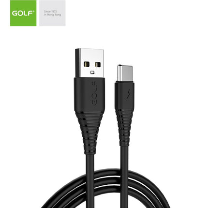Cablu Incarcare USB TIP-C Flying Fish Fast, Culoare Negru, Incarca cu 3A, Golf 64T