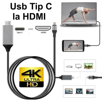 Cablu Type C 3.1 HDMI 2.0 2m