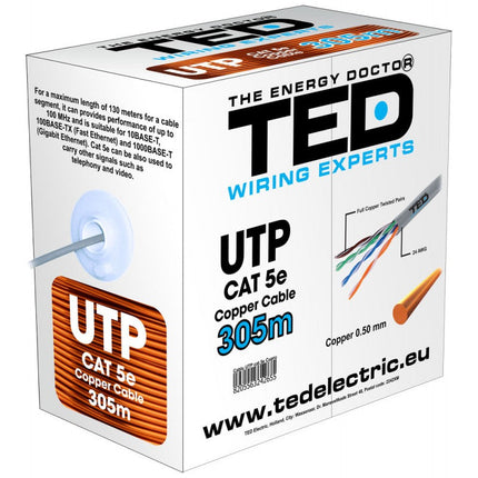 Cablu cat5e UTP cupru integral 8