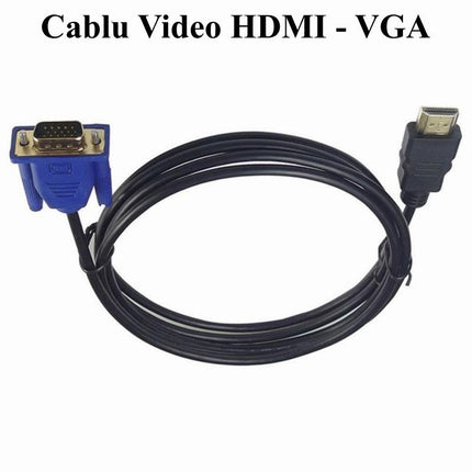 Cablu HDMI VGA 3m pentru conectare