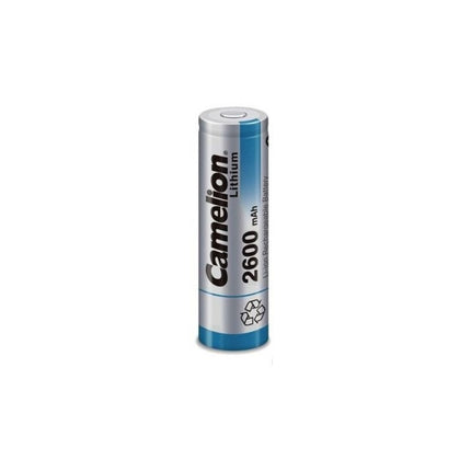 Acumulator Li-Ion 3.7V 18650 ICR18650F 2600mAh, Dimensiuni 18 x 65 mm, Descarcare 5.4A Bulk Camelion