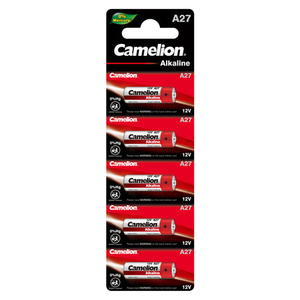 Baterii Alcaline A27 27A LR27 1.5V Camelion Blister 5