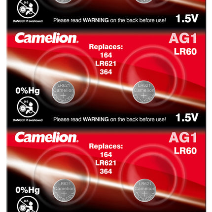 Baterii Ceas SR621SW AG1 LR60 164 G1 1.5V 15mAh Camelion Blister 10