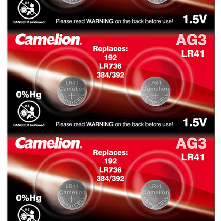 Baterii Ceas SR41SW AG3 LR41 192 G3 1.5V 35mAh Camelion Blister 10